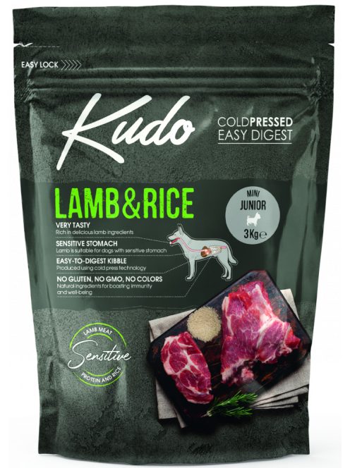 Kudo Lamb & Rice Mini Junior | 3 kg